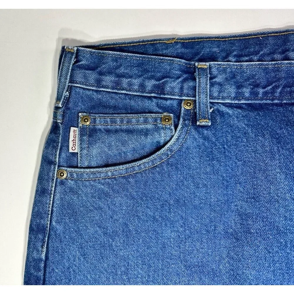 Carhartt B160 DST Jeans Mens‎ Relaxed Fit Straight Leg Size 42x30